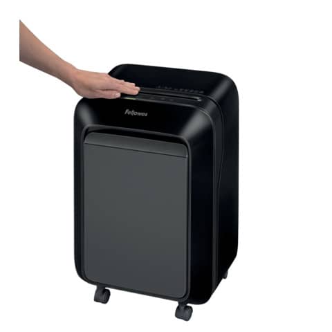 Distruggidocumenti uso moderato Fellowes Powershred LX210 - P-4 - 23 L - nero - taglio a miniframmenti 4x12 mm FW5502501